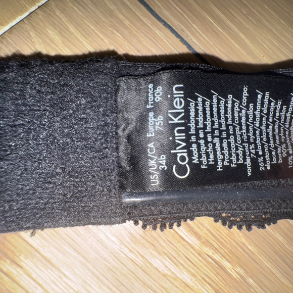 CALVIN KLEIN Strapless Black Bra 34B - Picture 7 of 7